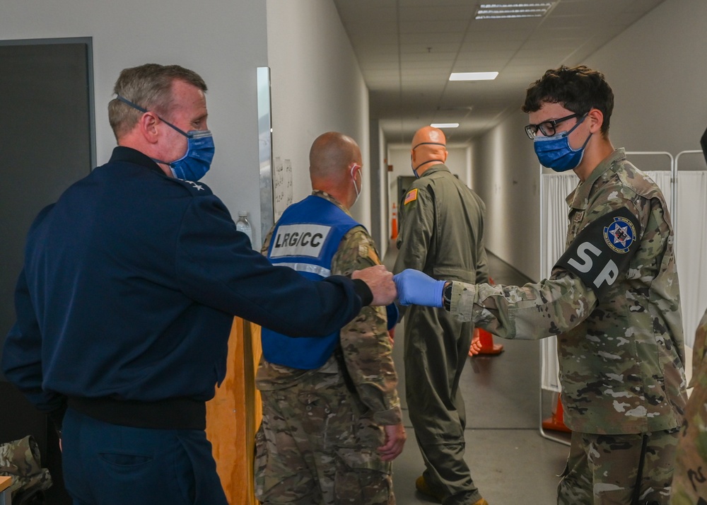 General Wolters visits Operation Allies Refuge