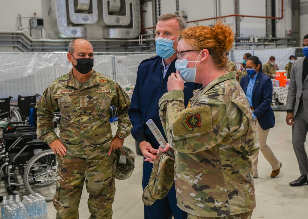 General Wolters visits Operation Allies Refuge
