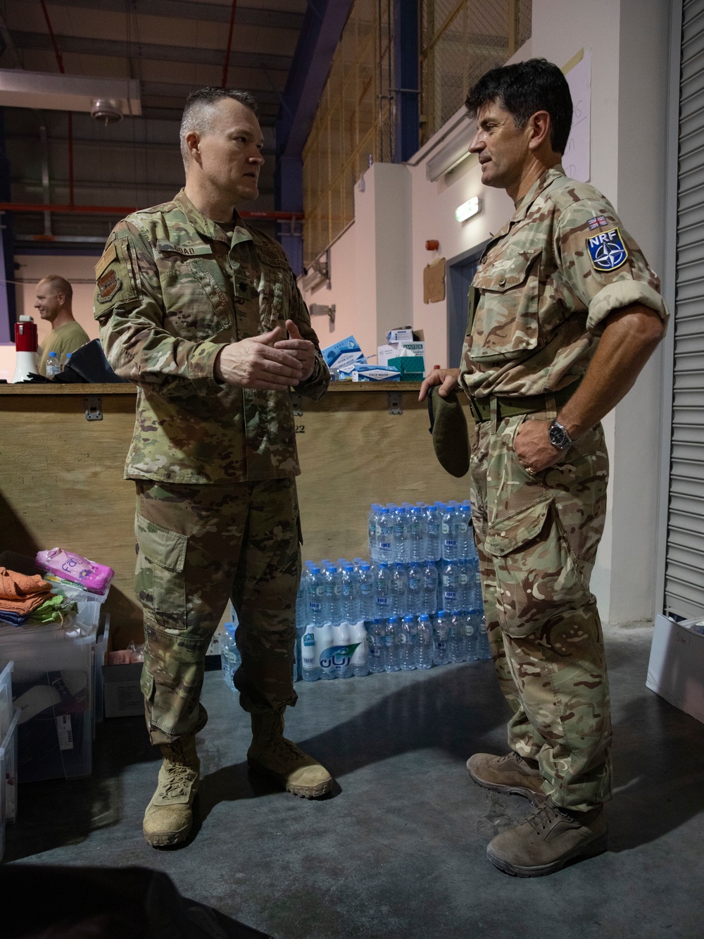 Service Members and Partners support Afghanistan Evacuation efforts in Qatar