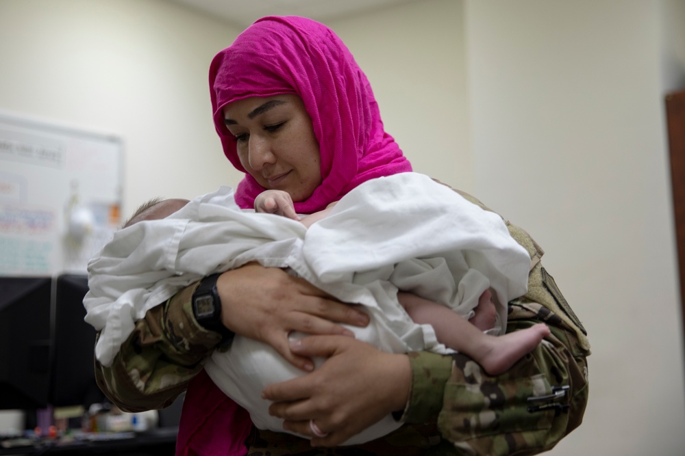 Soldiers support Afghanistan Evacuation efforts in Qatar