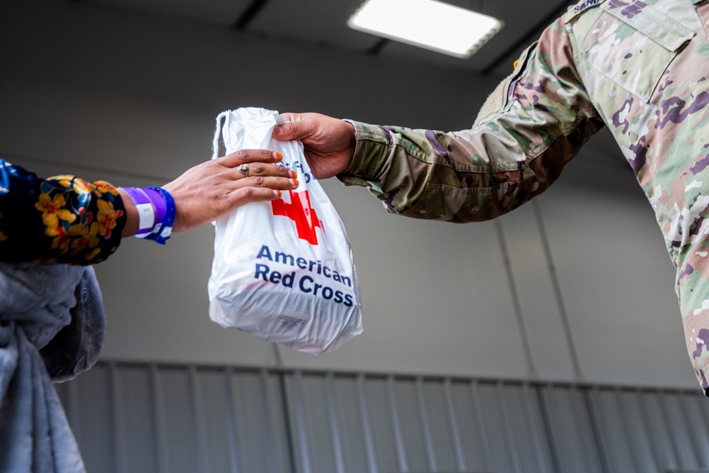 Reception of Afghan Evacuees at Fort McCoy, Wisconsin