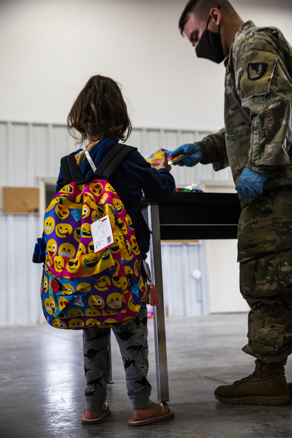 Reception of Afghan Evacuees at Fort McCoy, Wisconsin