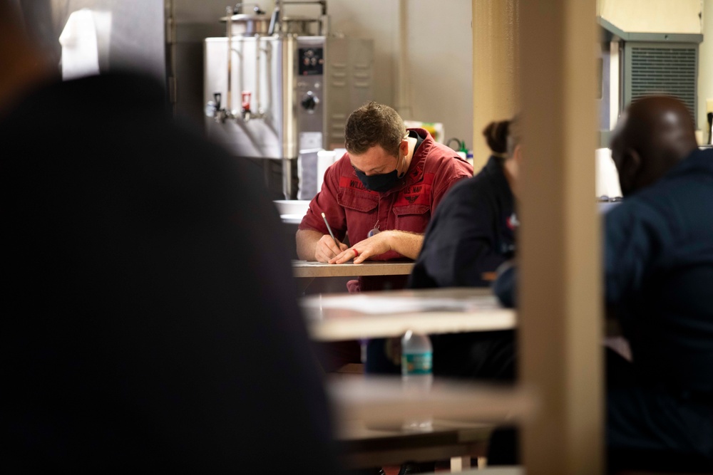 Navy wide advancement exam