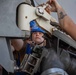 USS Arlington Sailor Secures the Span Wire During a Replenishment-at-Sea