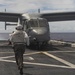 11th MEU CO visits USS Portland (LPD 27) in 7th Fleet