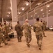 Brig. Gen. Kelliher and Brig. Gen. Prendergast review living arrangements of the 61st Quartermaster Battalion in Baton Rouge, LA.