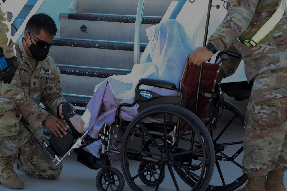 One soldier’s past, Afghan evacuees’ present