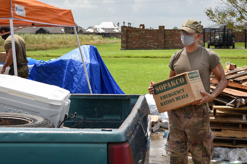 La. Air Guard provides essential support to Ida Impacted Areas