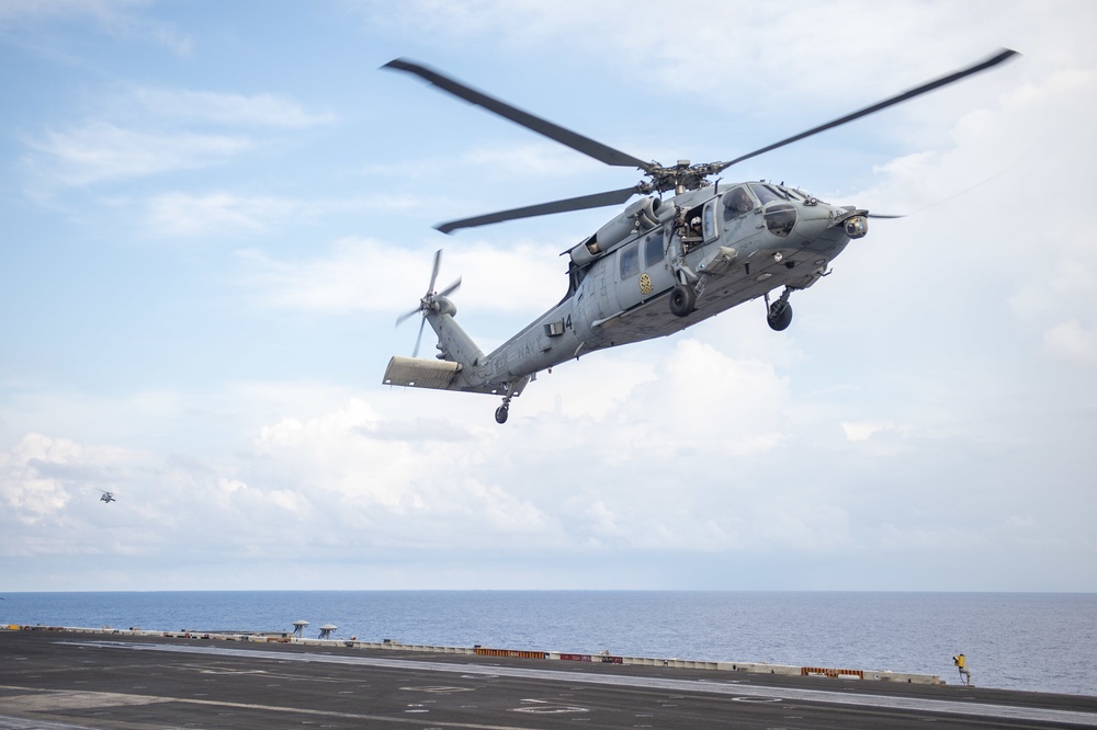 USS Carl Vinson (CVN 70) Conducts Flight Operations in 7th Fleet