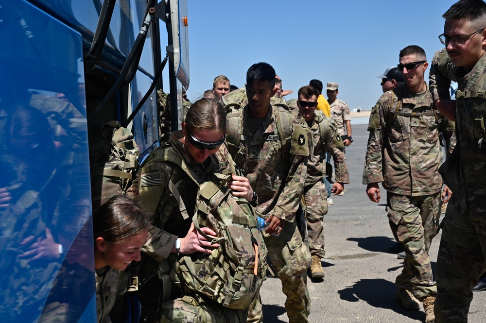Texas and Minnesota Army National Guard lands in Egypt to participate in Exercise Bright Star 21
