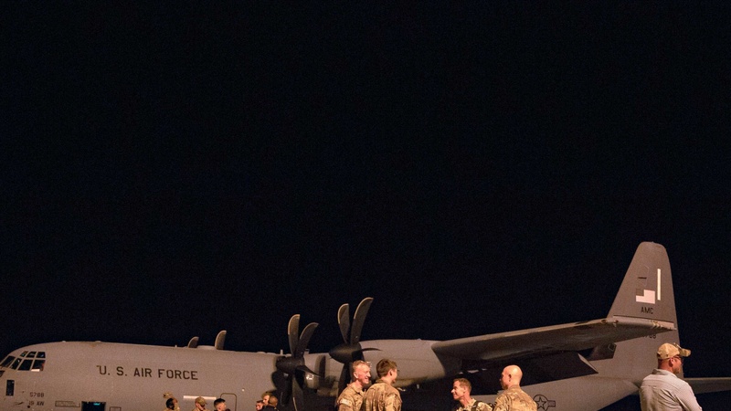 Last service members from Joint Task Force - Haiti return home.