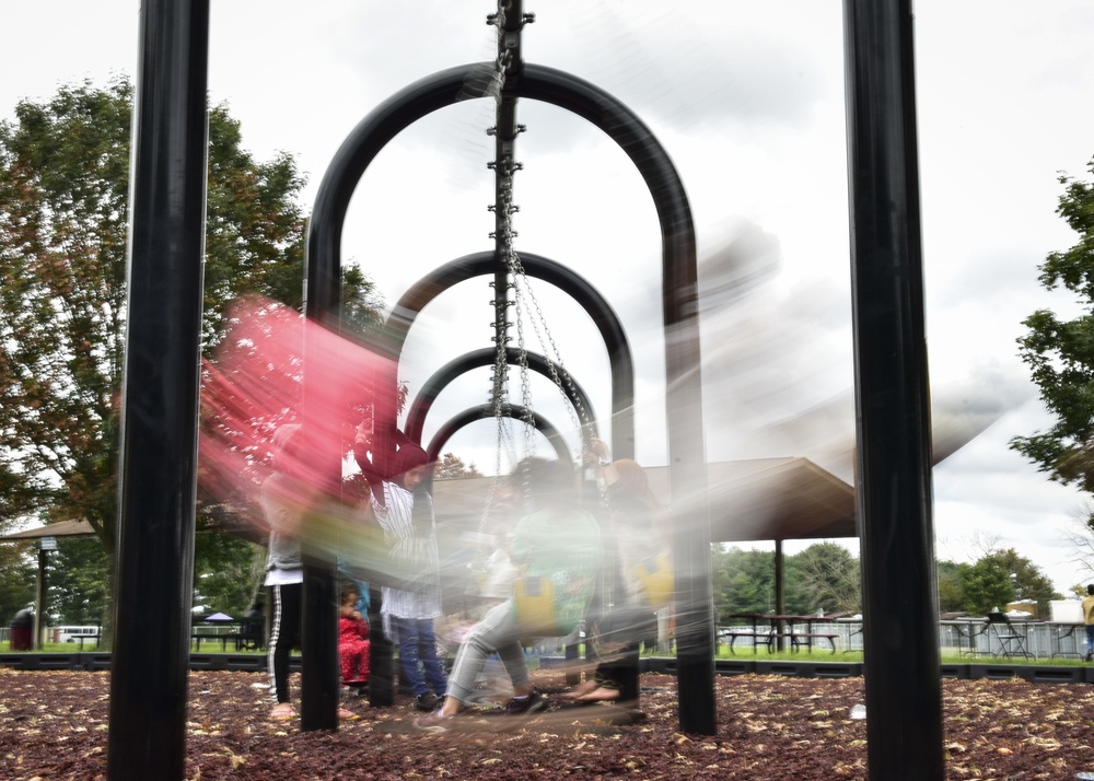 Liberty Village provides playspace for Afghan children