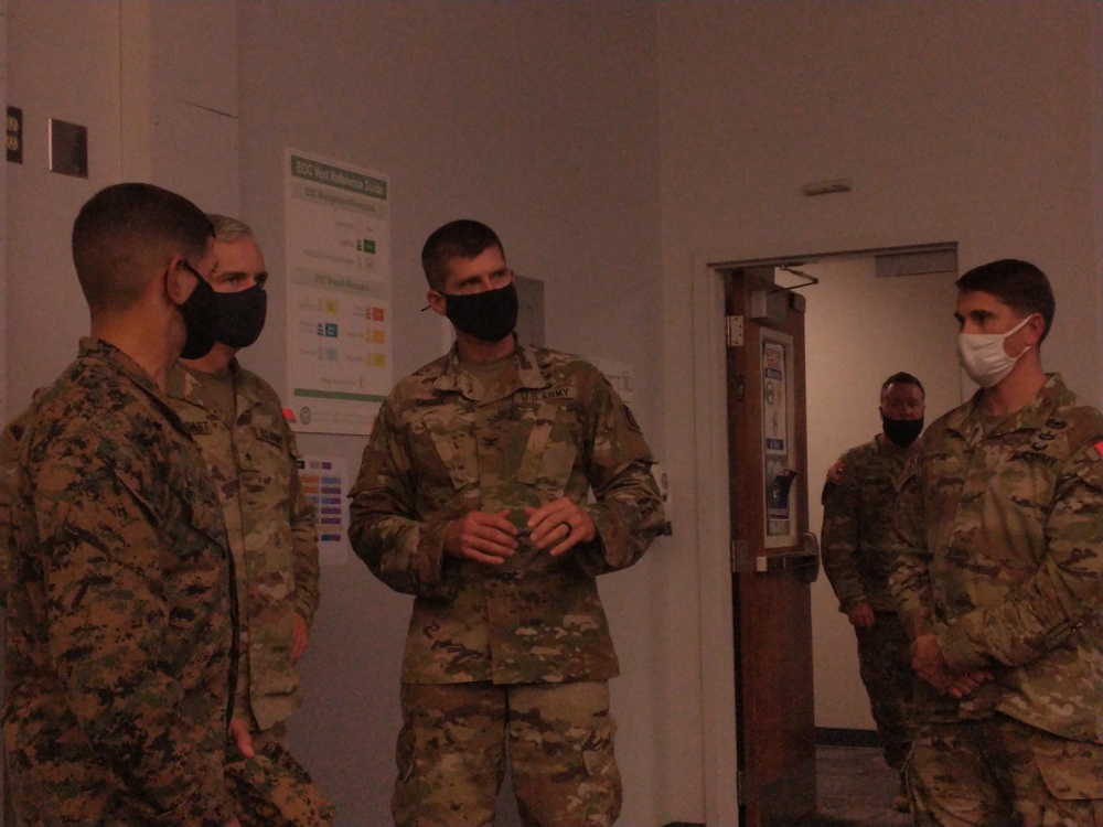 Brig. Gen. Kelliher Meets Key Leaders at the Governor’s Office of Homeland Security Emergency Protocol
