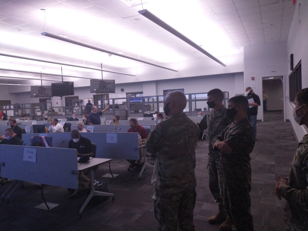 Brig. Gen. Kelliher Meets Key Leaders at the Governor’s Office of Homeland Security Emergency Protocol