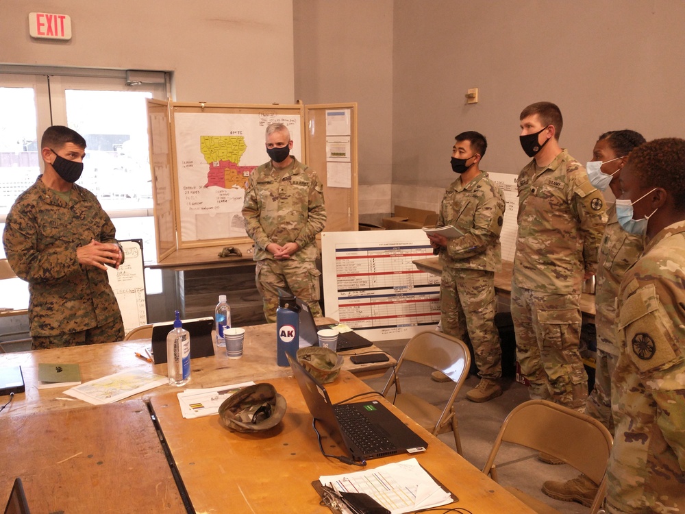 Brig. Gen. Kelliher Meets Key Leaders with FEMA