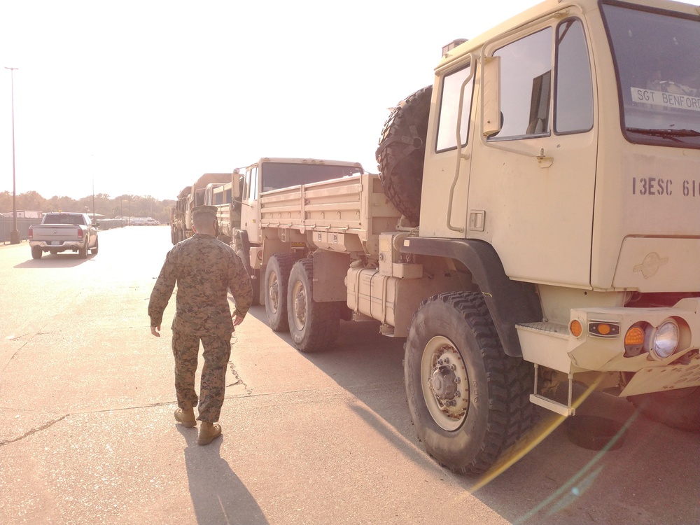 61st Quartermaster Battalion readies vehicles to support Task Force 51