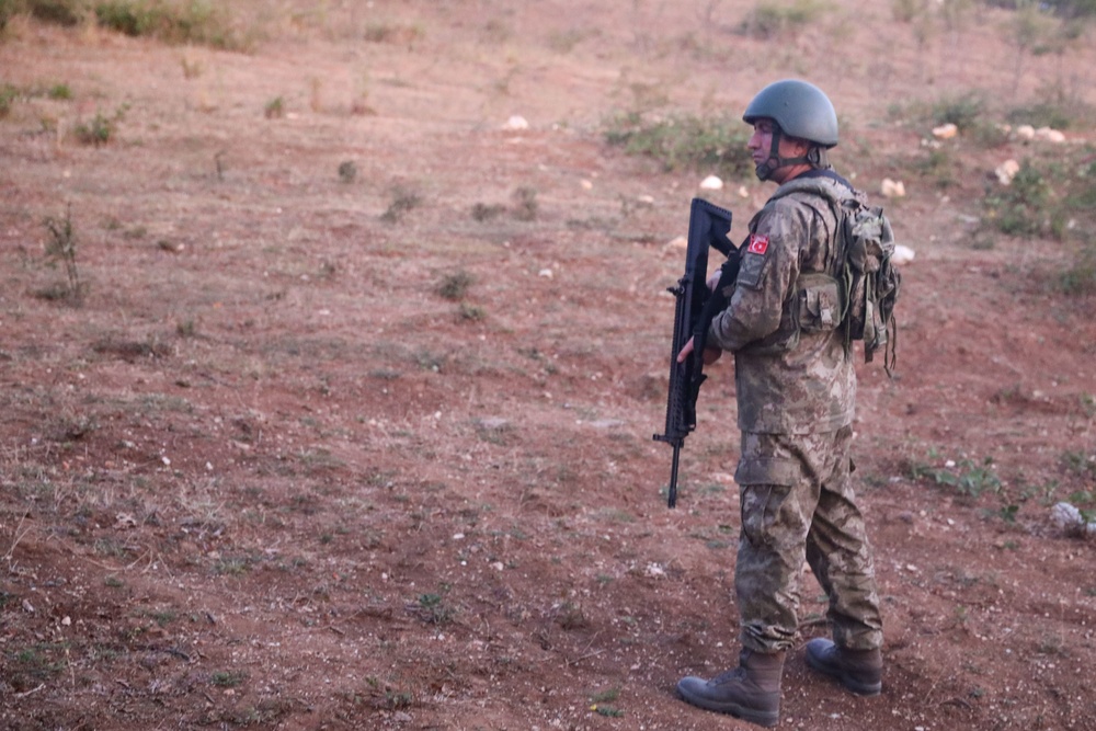Turkish Coy Monitor the Administrative Boundary Line