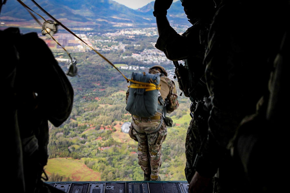 Static line jump