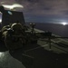 USS Portland, 11th MEU transit Pacific at night