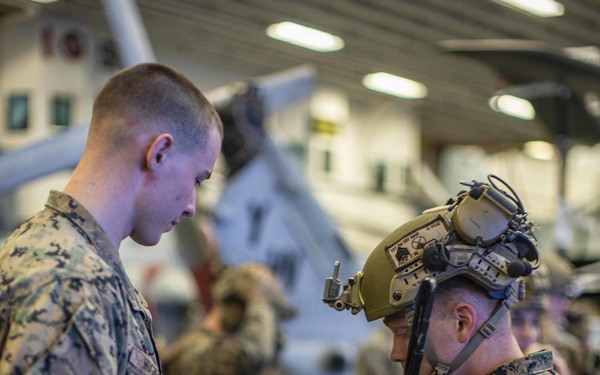 BLT 1/1 Charlie Company QRF rehearsal