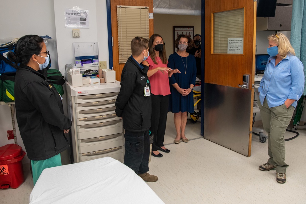 Mrs. Hollyanne Milley Visits Naval Station Rota