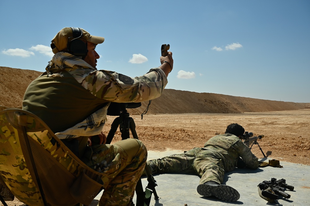 U.S., Egyptian and other partner nations Special Operations Forces execute live fire battle drills at Bright Star 21