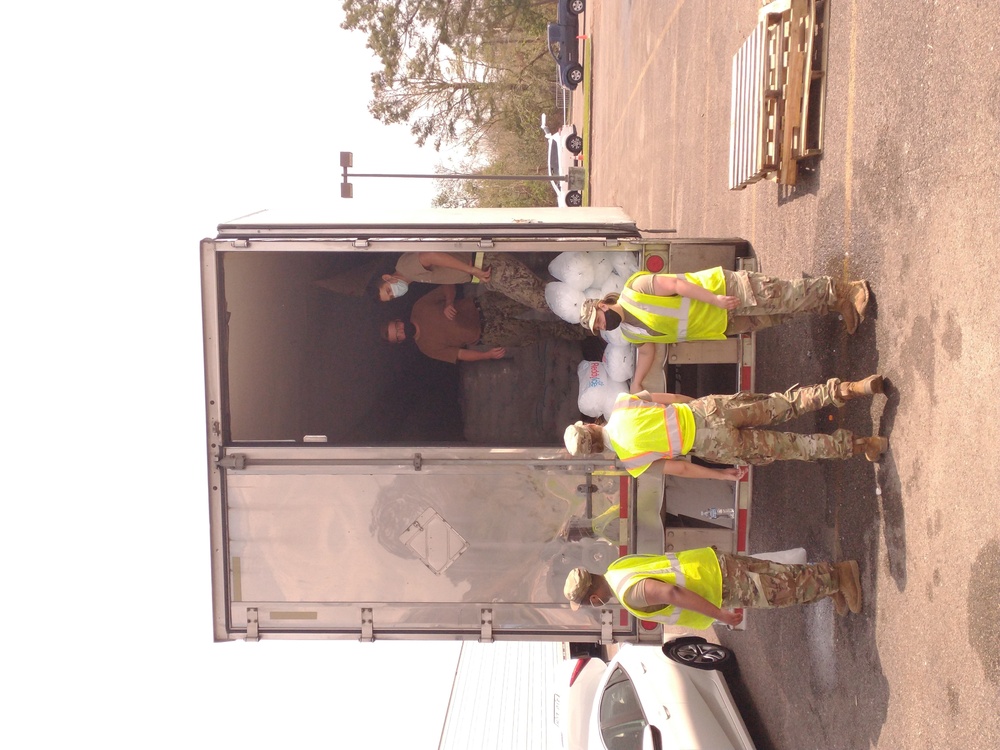 769th Brigade Engineer Battalion and 256th Infantry Brigade Combat Team provide ice