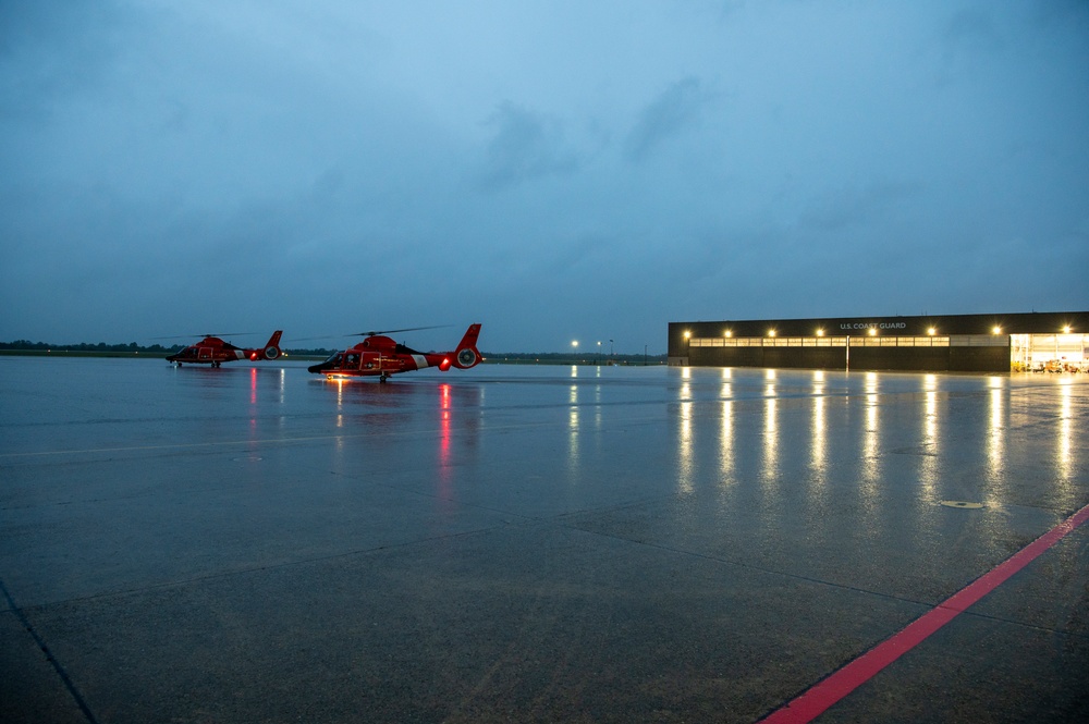 Coast Guard prepares to conduct Hurricane Ida post-storm overflights along the Gulf Coast