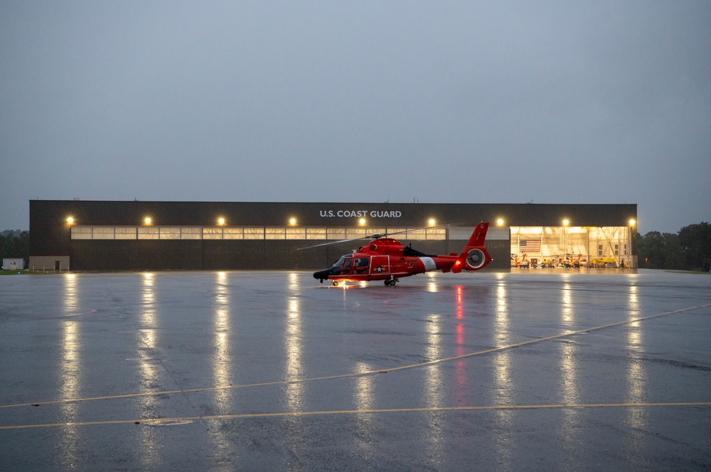 Coast Guard prepares to conduct Hurricane Ida post-storm overflights along the Gulf Coast