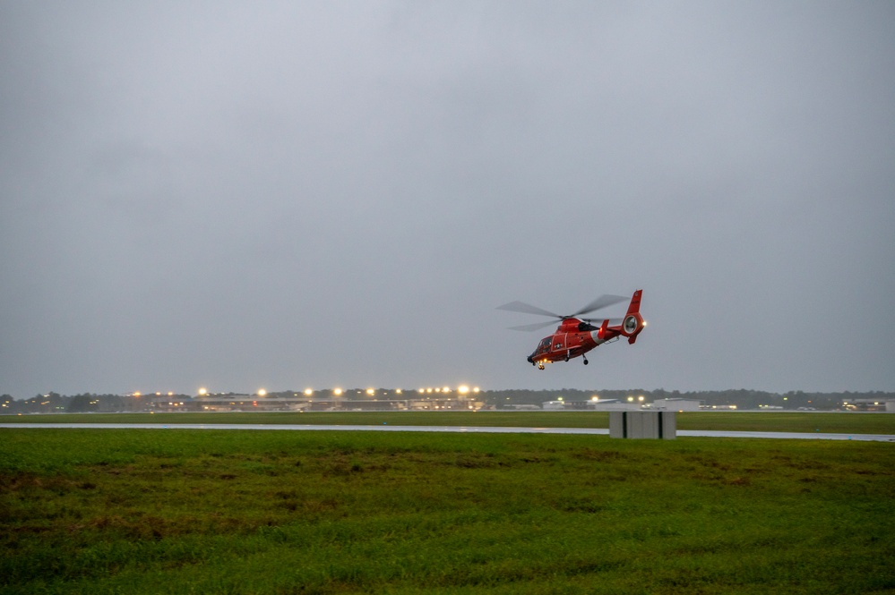 Coast Guard prepares to conduct Hurricane Ida post-storm overflights along the Gulf Coast