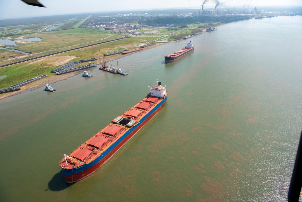 Coast Guard conducts Hurricane Ida post-storm overflights throughout Southern Louisiana