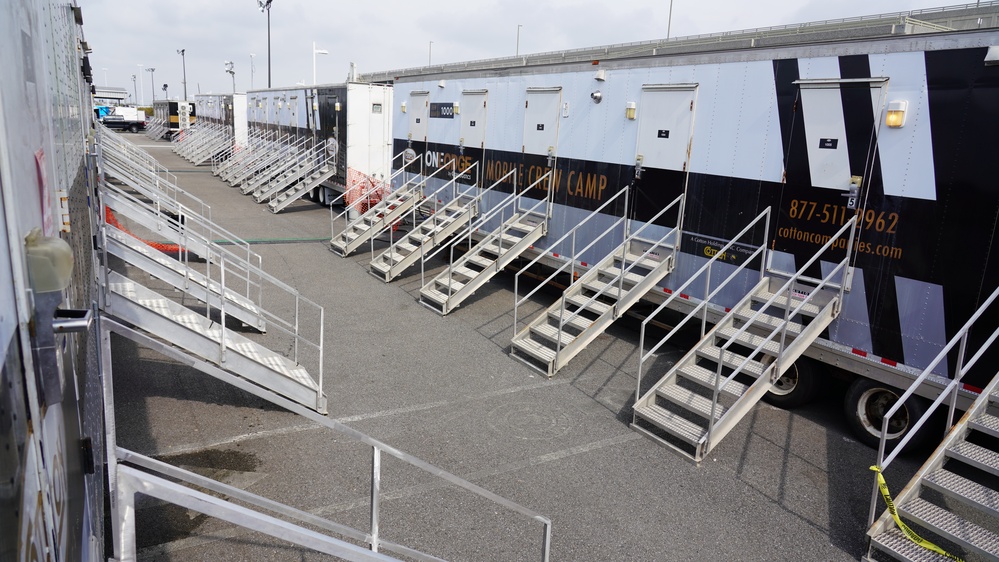 Hurricane Ida: FEMA Responder Shelter Units At New Orleans Airport