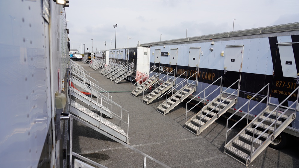 Hurricane Ida: FEMA Responder Shelter Units At New Orleans Airport