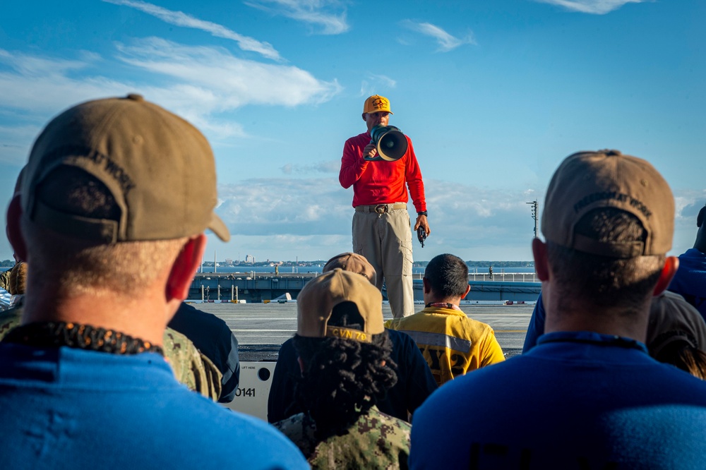 GHWB Conducts a Mass Casualty Drill