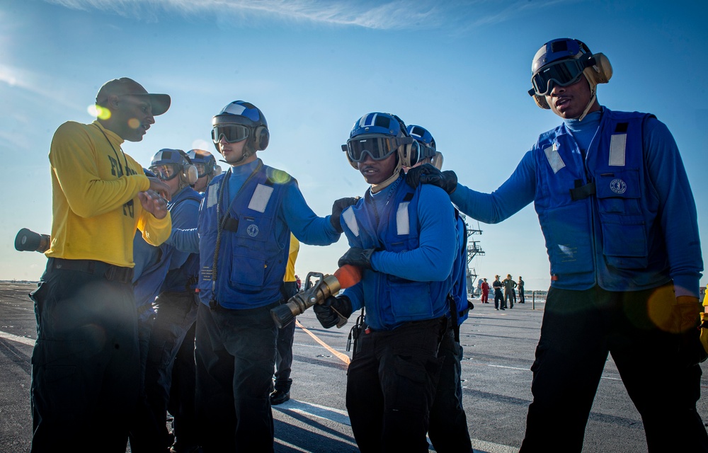GHWB Conducts a Mass Casualty Drill