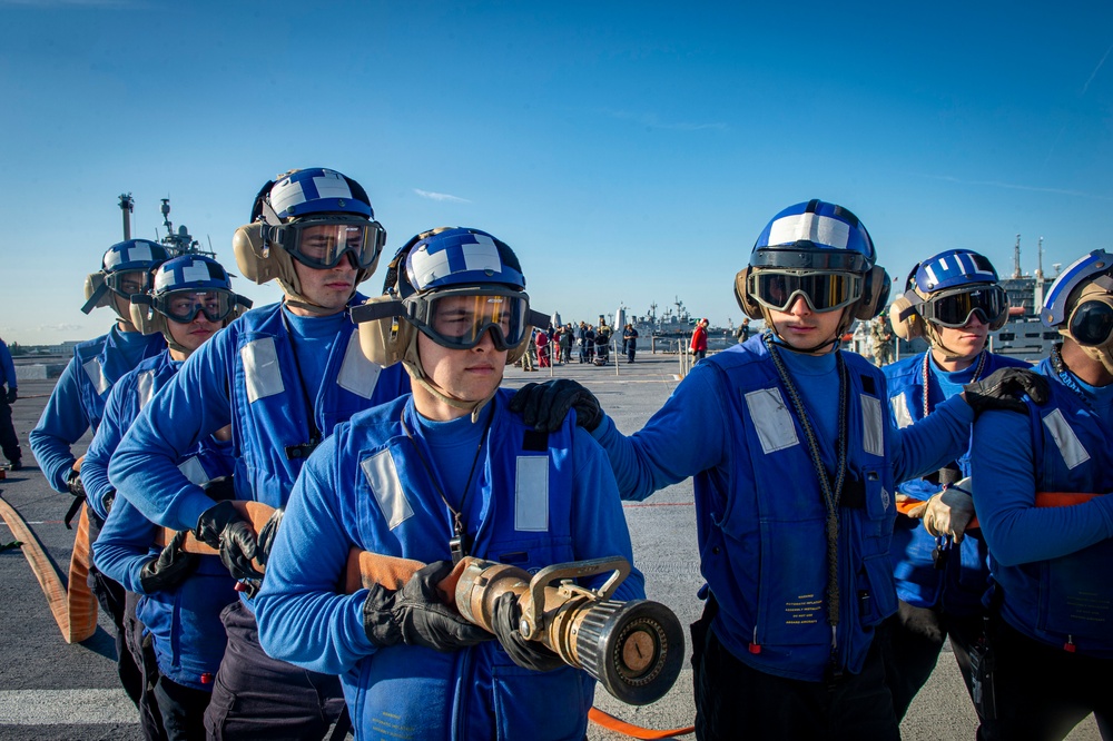 GHWB Conducts a Mass Casualty Drill