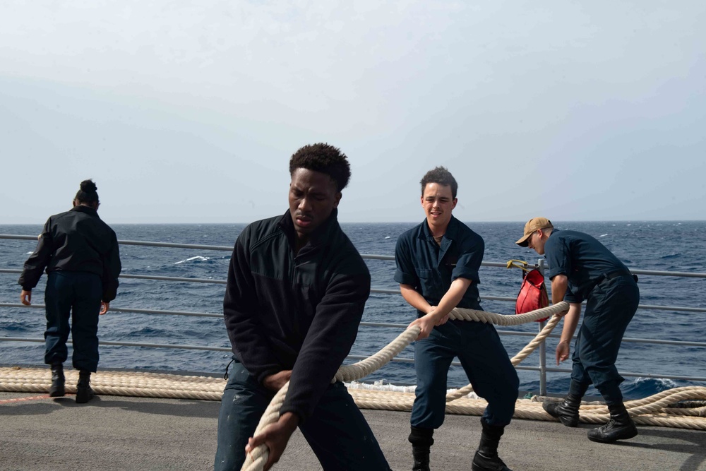 USS Monterey Ports in Spain