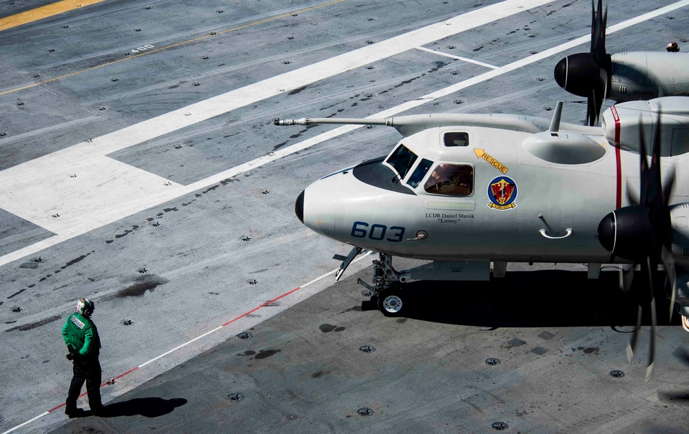 GHWB Undergoes Flight Deck Certification