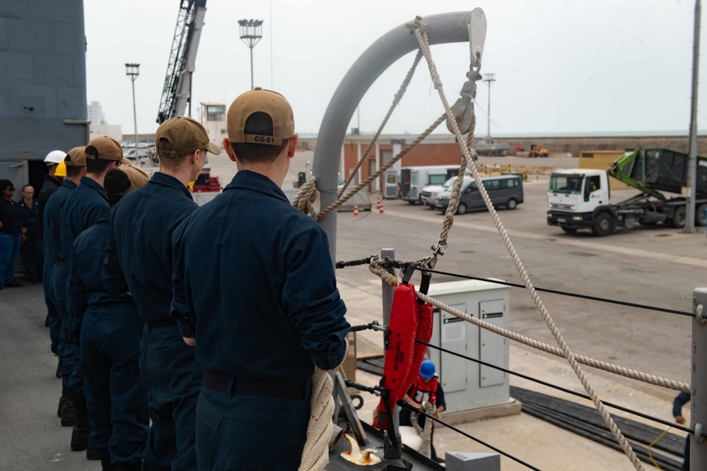 USS Monterey Ports in Spain