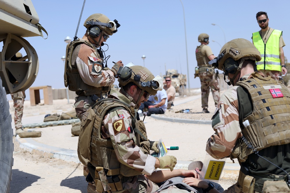 Coalition Forces strengthen mass casualty response in western Iraq