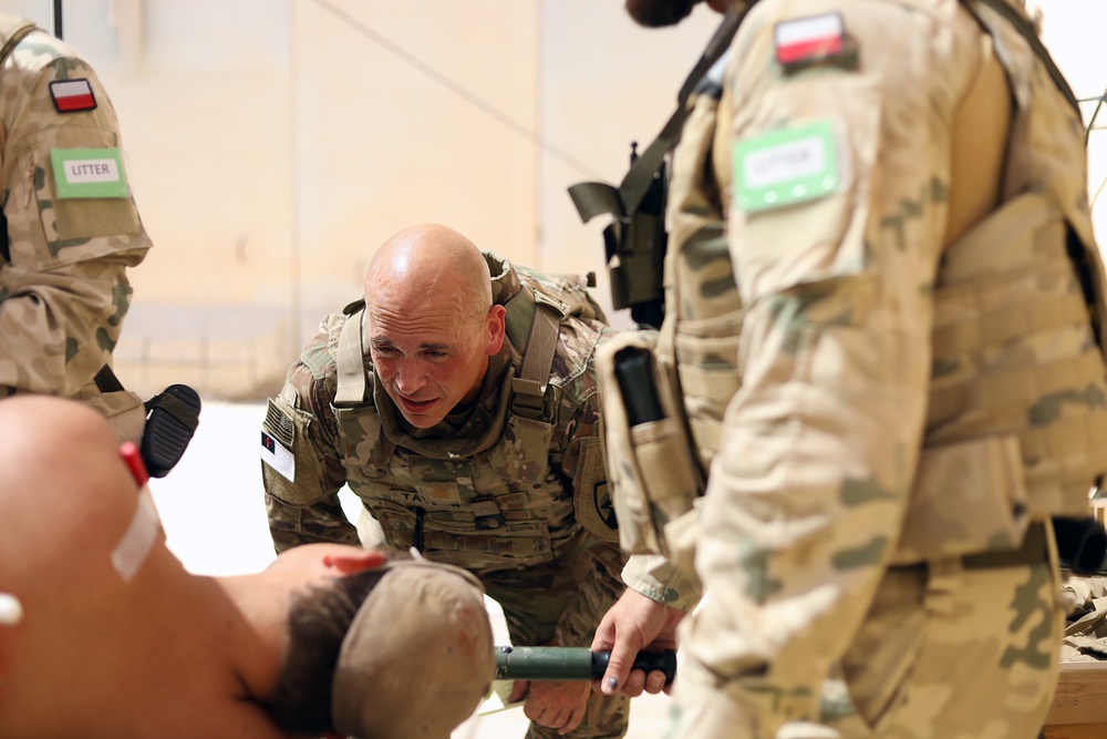 Coalition Forces strengthen mass casualty response in western Iraq