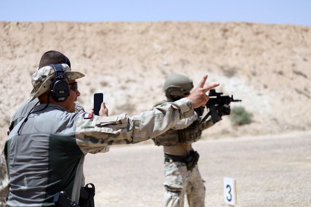 Coalition Forces compete in Polish shooting competition