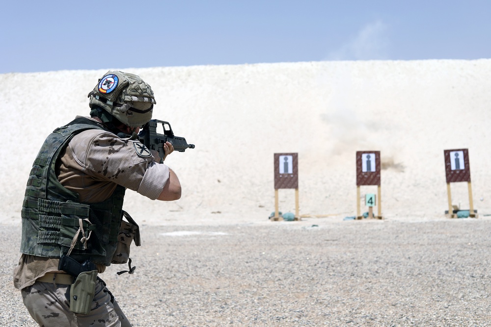 Coalition Forces compete in Polish shooting competition