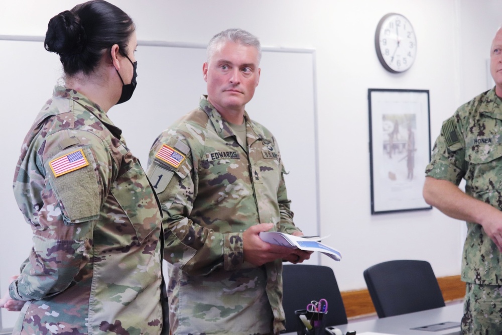 The INDOPACOM Senior Enlisted Leader Visits the NCO Academy Hawaii