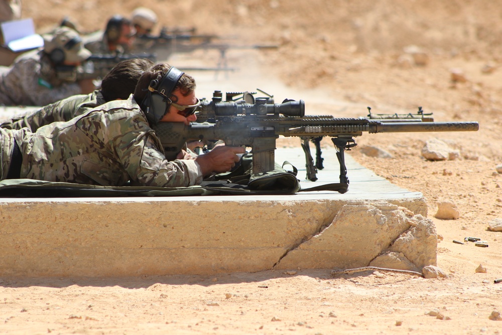 U.S. Special Operations, Egyptian and partner nation’s Special Operations Forces execute live fire battle drills at Bright Star 21