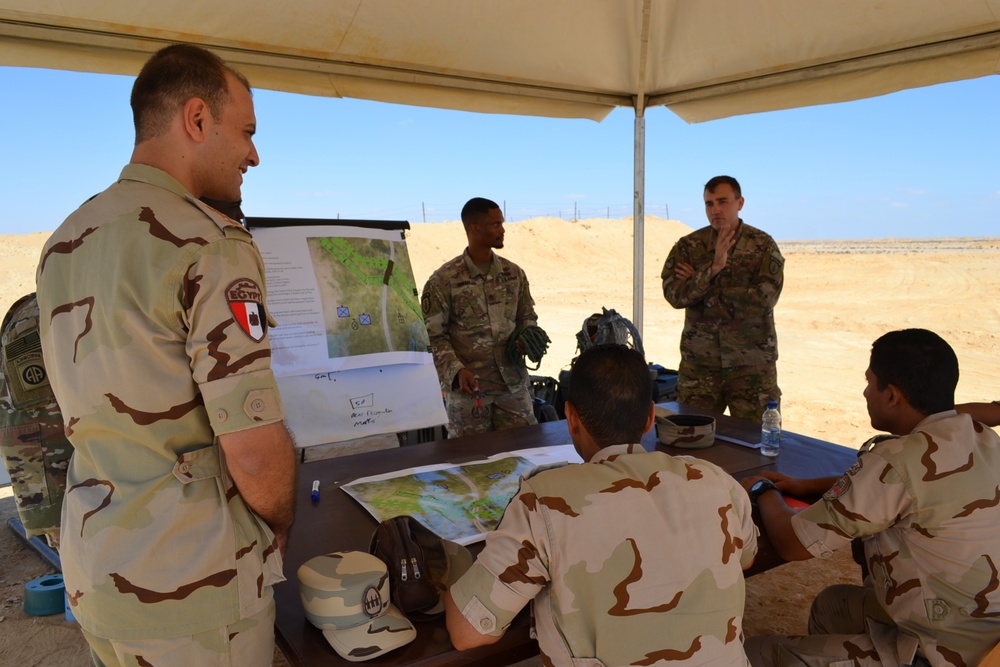 3rd SFAB Trains the Trainer at Egypt’s Bright Star Exercise