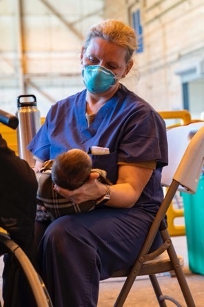 Afghanistan Evacuees arrive at NAVSTA Rota