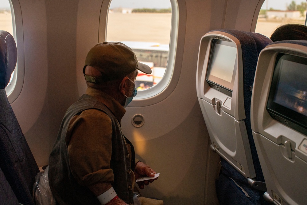 Afghan Evacuees Depart U.S. Naval Station Rota