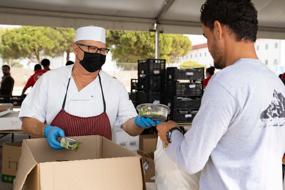 Afghan Evacuees Depart U.S. Naval Station Rota