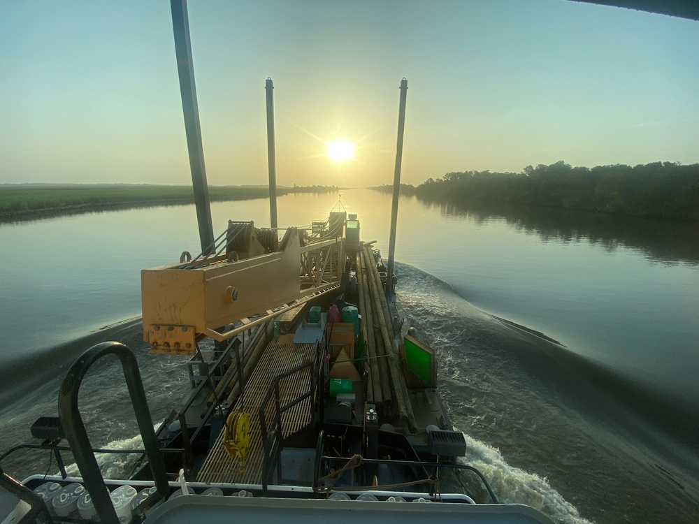 Coast Guard Cutter Hatchet supports Hurricane Ida recovery efforts